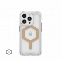 Защитный чехол Uag Plyo для iPhone 15 Pro с MagSafe - Лед/золото (Ice/Gold)