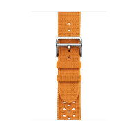 Ремешок Hermes для Apple Watch 41mm Orange Tricot Single Tour - Оранжевый