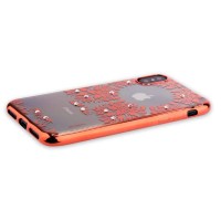 Накладка силиконовая Beckberg Monsoon для iPhone X - Розовый №1
