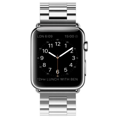Ремешок из нержавеющей стали для Apple Watch 42мм Classic (Серебристый)