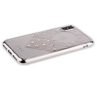 Накладка силиконовая Beckberg Monsoon для iPhone X - Серебристый №2