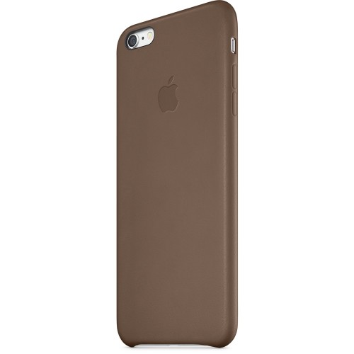 Кожаный чехол для iPhone 6 Plus бледно-розовый