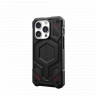 Защитный чехол Uag Monarch Pro Kevlar для iPhone 15 Pro Max с MagSafe - Кевлар черный (Kevlar Black)