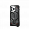 Защитный чехол Uag Monarch Pro Kevlar для iPhone 15 Pro Max с MagSafe - Кевлар серебро (Kevlar Silver)