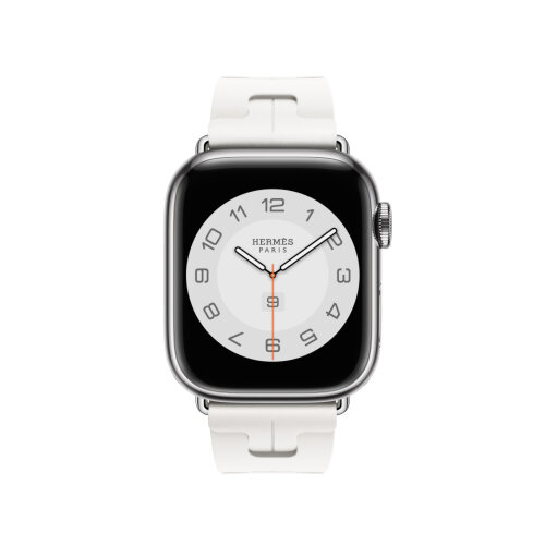 Ремешок Hermes для Apple Watch 41mm Kilim Single Tour - Белый (Blanc)