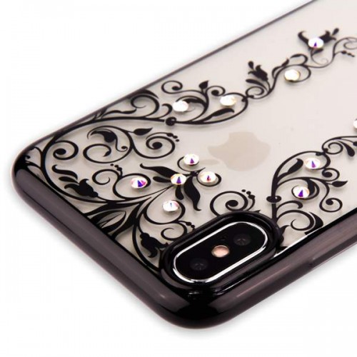 Накладка силиконовая Beckberg Monsoon для iPhone X - Черный №3