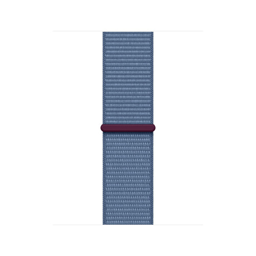 Apple Watch Series 9 41mm, Silver Stainless Steel Case with Sport Loop - Winter Blue
