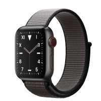 Apple Watch Edition Series 5 Titanium Space Black, 40 мм Cellular + GPS, серый браслет