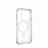 Защитный чехол Uag Plyo для iPhone 15 Pro Max с MagSafe - Лед/белый (Ice/White)