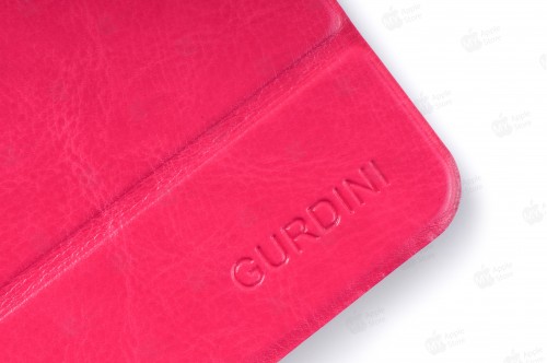 Кожаный чехол книжка Gurdini для iPad Малиновый