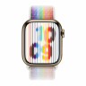 Apple Watch Series 9 41mm, Gold Stainless Steel Case with Sport Loop - Pride Edition