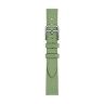 Кожаный ремешок Hermes для Apple Watch Single Tour 41mm Attelage - Светло-зеленый (Vert Criquet)