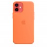 Силиконовый чехол MagSafe для iPhone 12 mini «Кумкват»