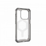 Защитный чехол Uag Plyo для iPhone 15 Pro Max с MagSafe - Пепел/белый (Ash/White)