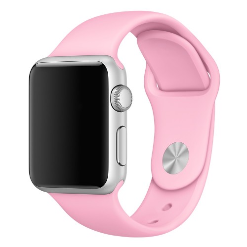 Ремешок спортивный для Apple Watch 38mm Светло розовый