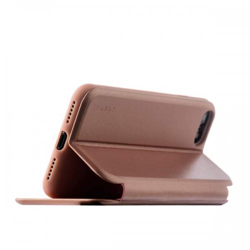 Чехол-книжка кожаный ZHUSE для iPhone 8 и 7 - Розовый