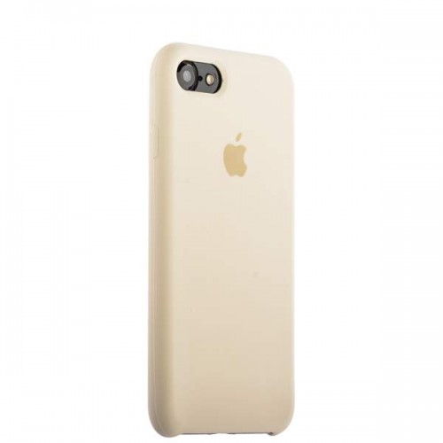 Чехол-накладка Silicone для iPhone 8 Plus и 7 Plus - Бежевый