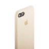 Чехол-накладка Silicone для iPhone 8 Plus и 7 Plus - Бежевый