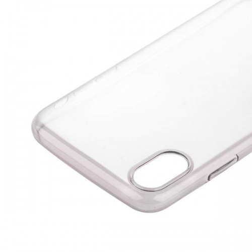 Супертонкая силиконовая накладка для iPhone X - затемненная