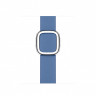 Apple Watch Series 9 41mm, Silver Stainless Steel Case with Modern Buckle (Medium) - Azure