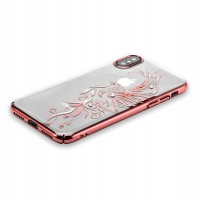 Пластиковая чехол-накладка KINGXBAR для iPhone X - красный (Ветер)