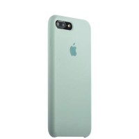 Чехол-накладка Silicone для iPhone 8 Plus и 7 Plus - Лазурный