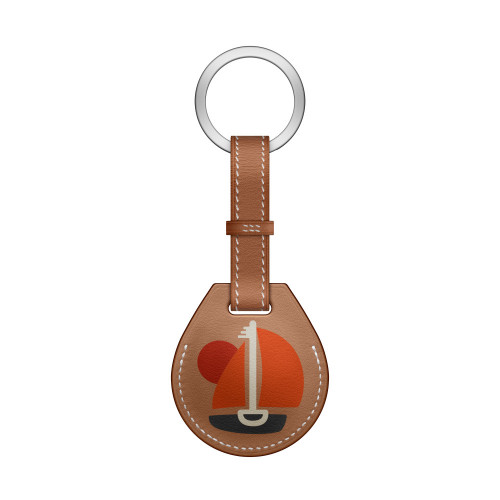 Брелок AirTag Hermes Échappée для ключей с кольцом