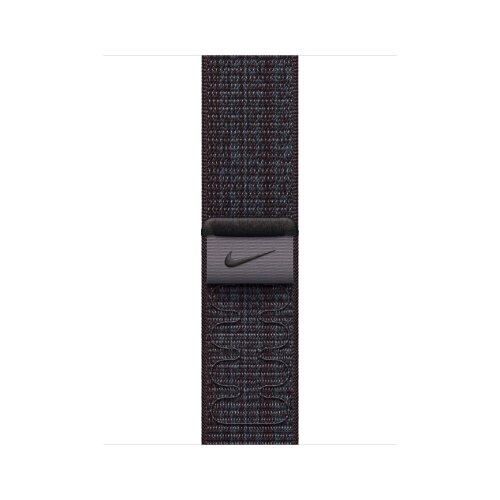 Apple Watch Series 9 41mm, Midnight Aluminum Case with Nike Sport Loop - Black/Blue