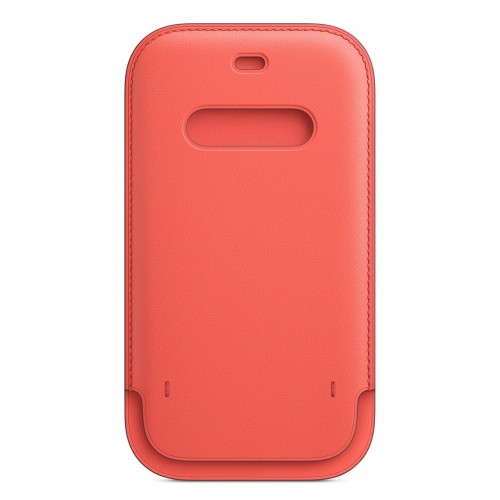 Кожаный чехол-конверт MagSafe для iPhone 12 mini, «розовый цитрус»