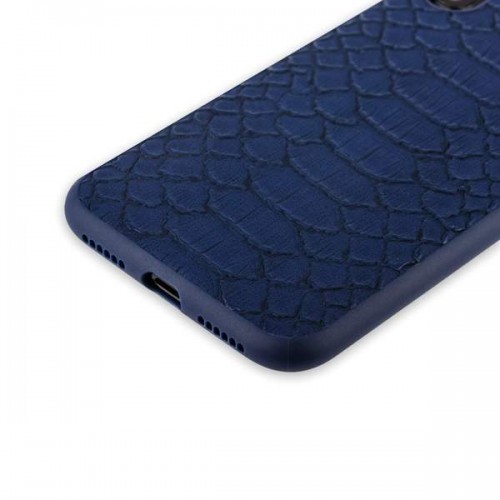 Пластиковая чехол-накладка Mobest Gulin Python для iPhone X - Синий