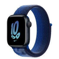 Apple Watch Series 8 Nike 41mm, Midnight Aluminum Case with Sport Loop - Game Royal/Midnight Navy