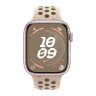 Apple Watch Series 9 41mm, Pink Aluminum Case with Nike Sport Band - Desert Stone