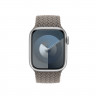Монобраслет для Apple Watch 41mm Braided Solo Loop - Серый (Clay)