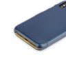 Чехол-книжка кожаный i-Carer для iPhone X luxury Series - Синий