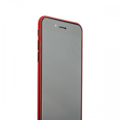 Супертонкая накладка для Apple iPhone 8 и 7 - Красная матовая