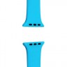 Ремешок спортивный для Apple Watch 38мм W3 Sport Band (Голубой)