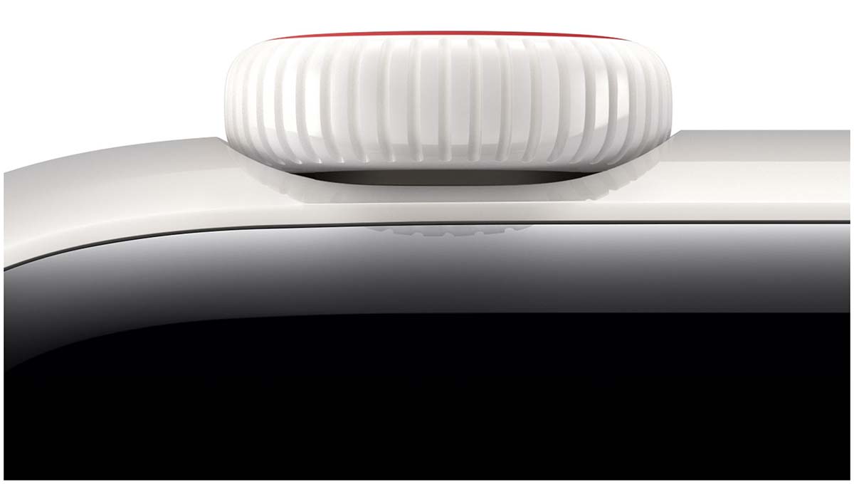 Digital Crown на Apple Watch 5 Ceramic
