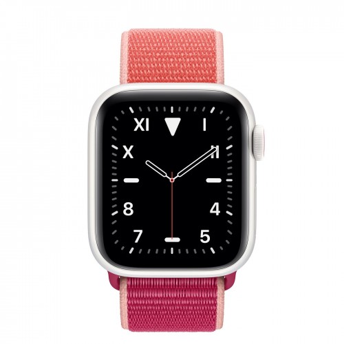 Apple Watch Edition Series 5 Ceramic, 40 мм Cellular + GPS, браслет из нейлона "сочный гранат"