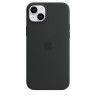 Силиконовый чехол для iPhone 14 с MagSafe - "Тёмная ночь"