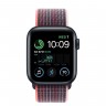 Apple Watch SE (2022) 40mm, Midnight Aluminum Case with Sport Loop - Elderberry