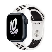 Apple Watch Series 8 Nike 41mm, Midnight Aluminum Case with Sport Band - Summit White/Black