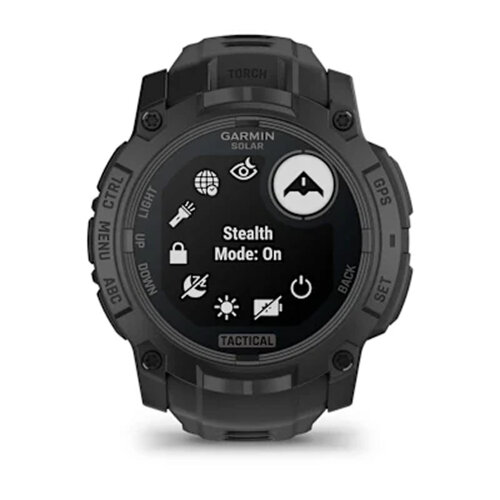 Умные часы Garmin Instinct 3 50mm, Solar, Tactical Edition, Black, Black Band