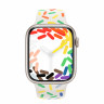 Apple Watch Series 9 45mm, Starlight Aluminum Case with Sport Band - Pride Edition