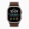 Ремешок для Apple Watch Ultra 49mm Trail Loop Titanium (S/M) - Dark Umber (Коричневый)