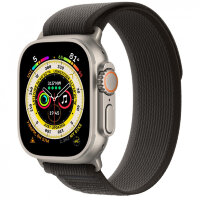Apple Watch Ultra 3 49mm Titanium Case with Black/Gray Trail Loop (M/L)
