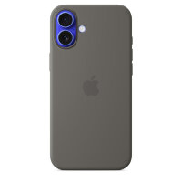 Силиконовый чехол для iPhone 16 Plus с MagSafe - Stone Gray (Серый)