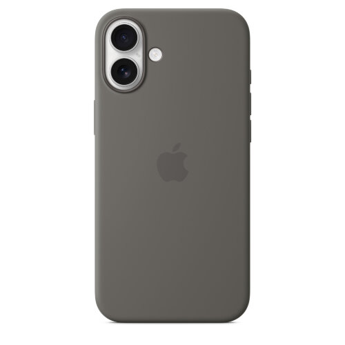 Силиконовый чехол для iPhone 16 Plus с MagSafe - Stone Gray (Серый)