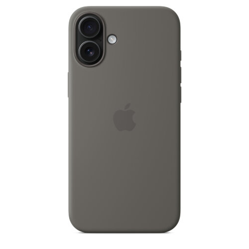 Силиконовый чехол для iPhone 16 Plus с MagSafe - Stone Gray (Серый)