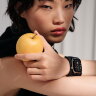 Apple Watch Hermès Series 12 42mm, Silver Titanium, ремешок En Selle черный (Noir)