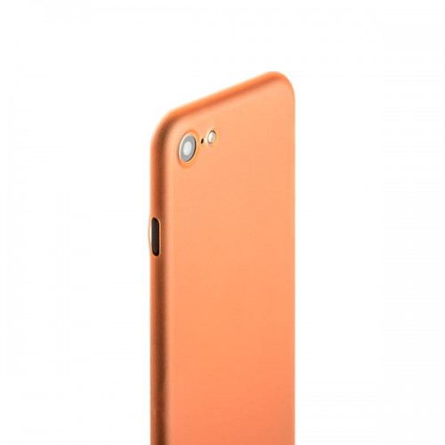 Супертонкая накладка для Apple iPhone 8 и 7 - Оранжевая матовая